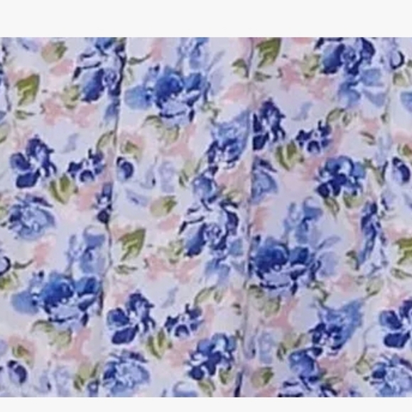 TRIXXI SHIRRED BODICE FLORAL PRINT DRESS - Picture 4 of 9